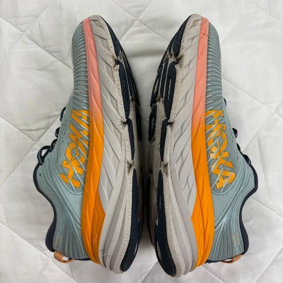 HOKA One One Bondi 7 Blue Haze Women's 8 Running Shoes Cushioned - Wear Noted - Picture 14 of 16